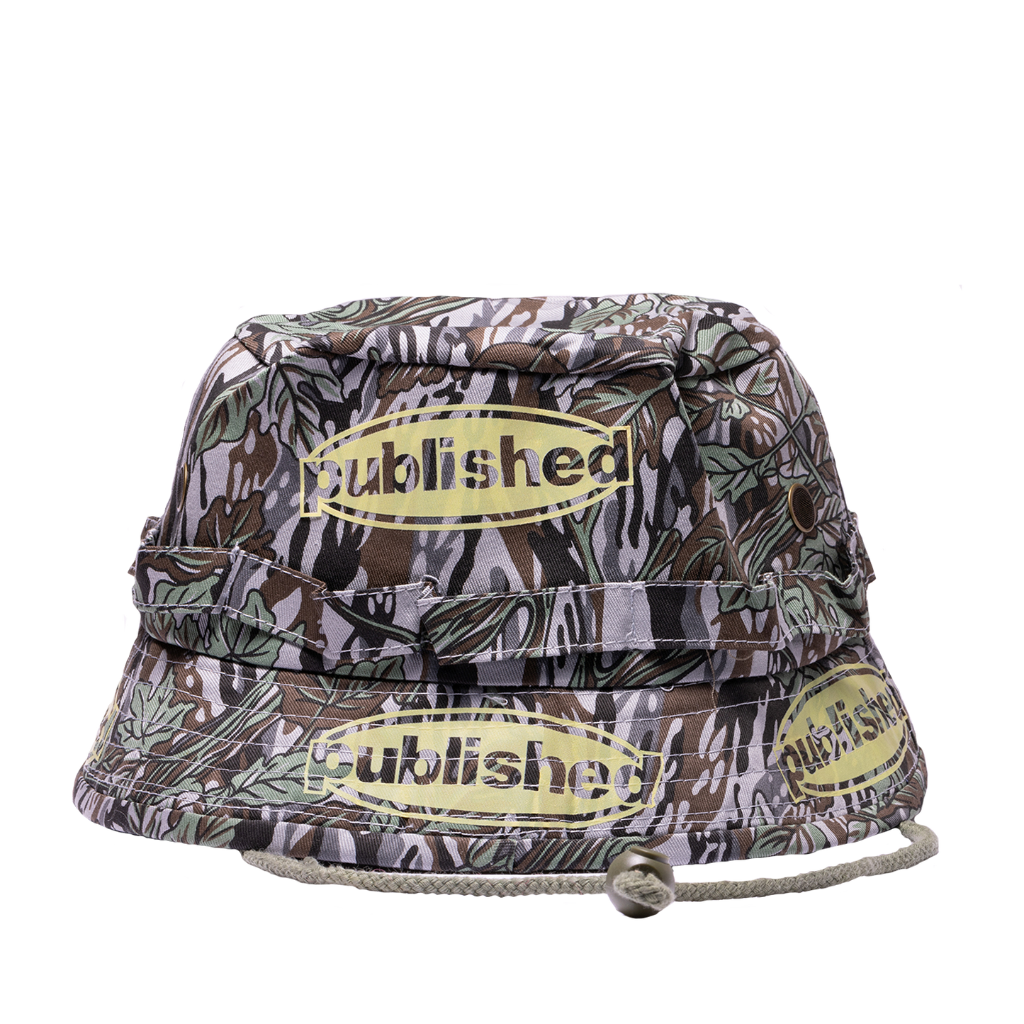 Gone Fishin' Bucket Hat (Military Yellow)