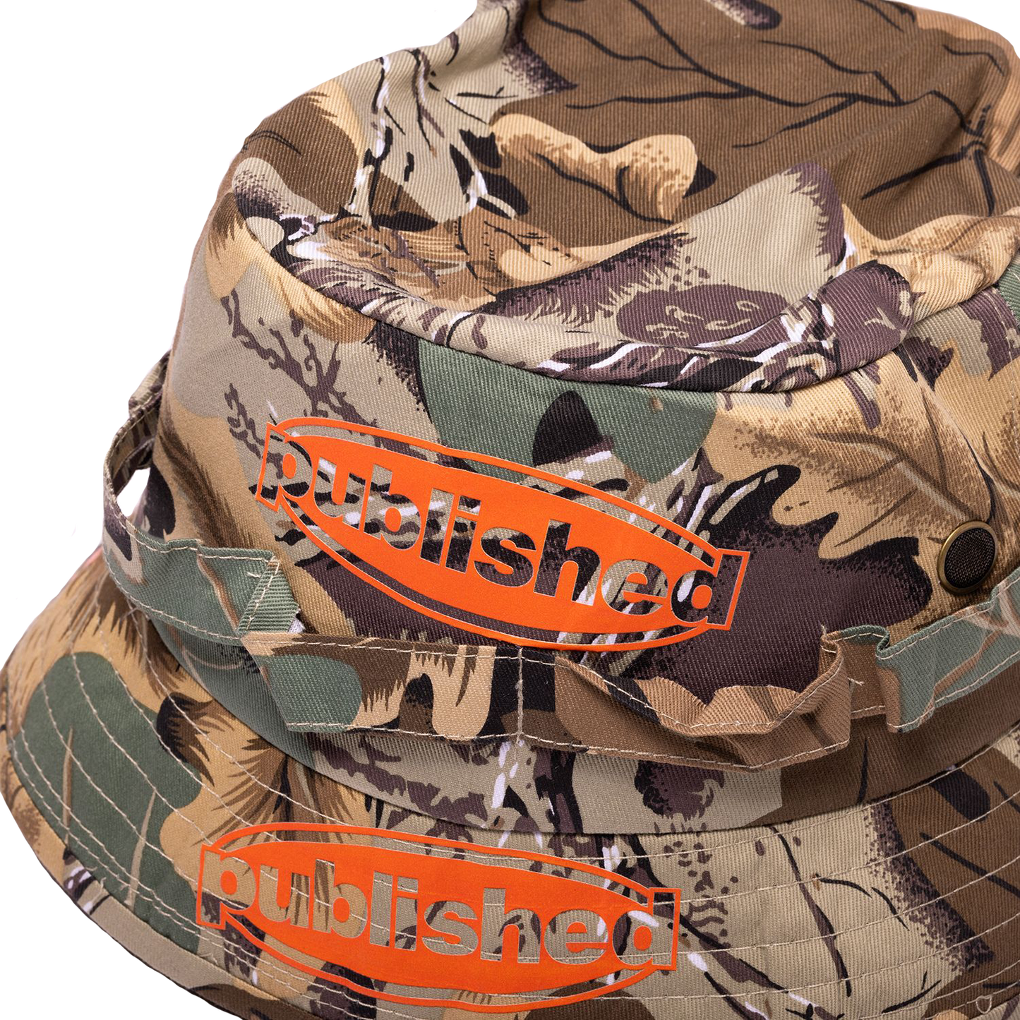 Gone Fishin' Bucket Hat (Safety Orange)