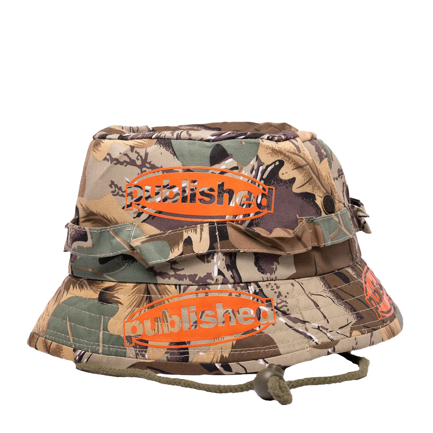 Gone Fishin' Bucket Hat (Safety Orange)