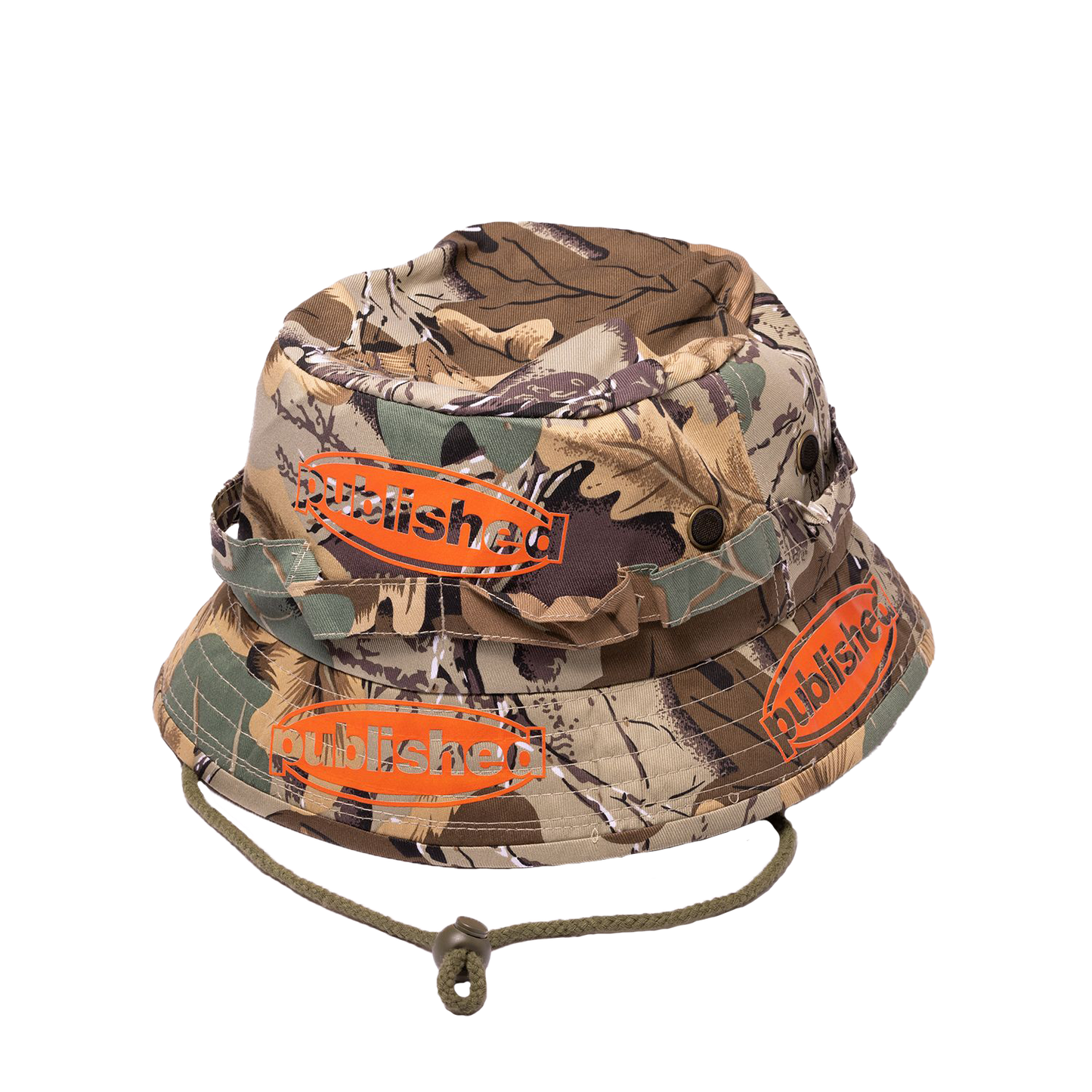 Gone Fishin' Bucket Hat (Safety Orange)