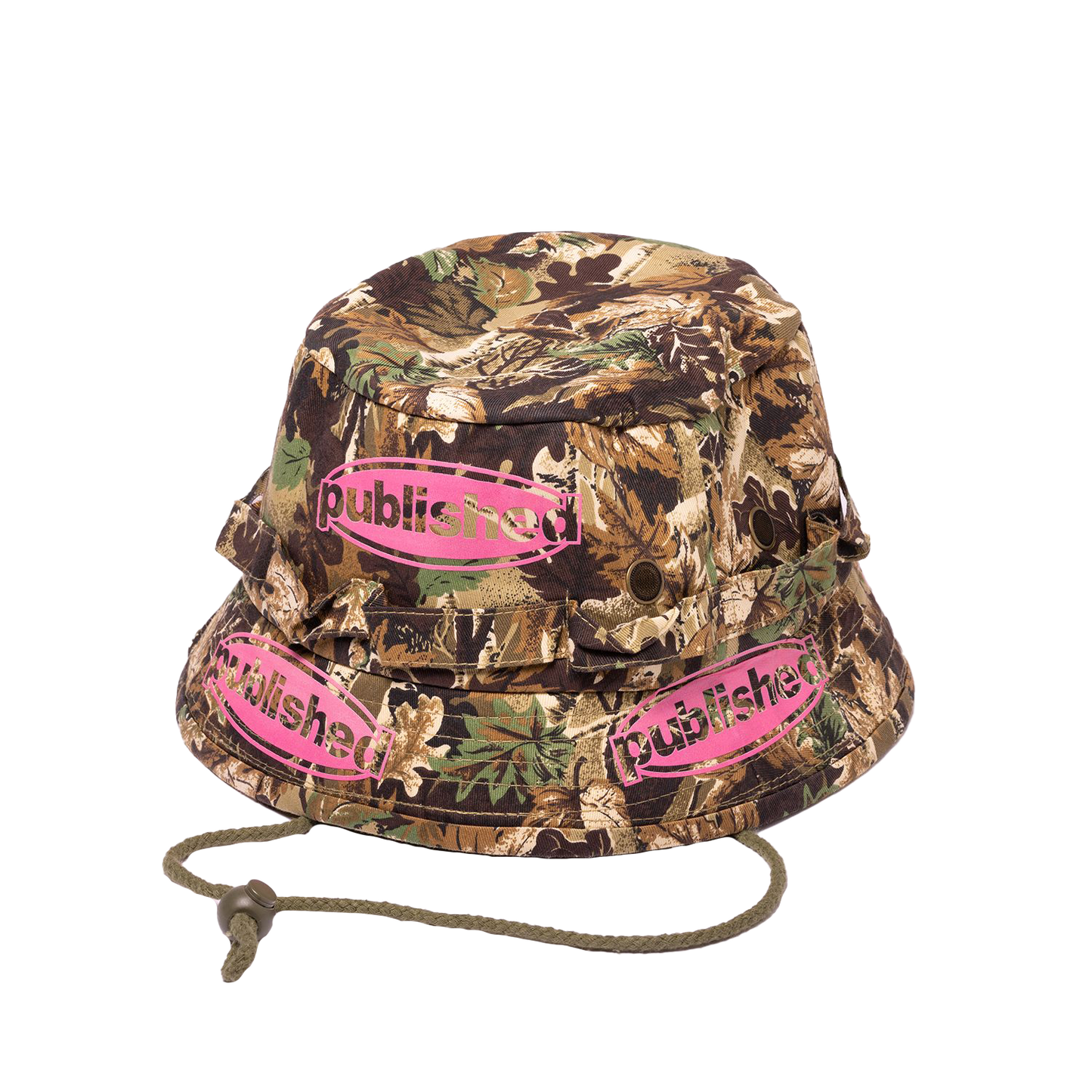 Gone Fishin' Bucket Hat (Neon Pink)