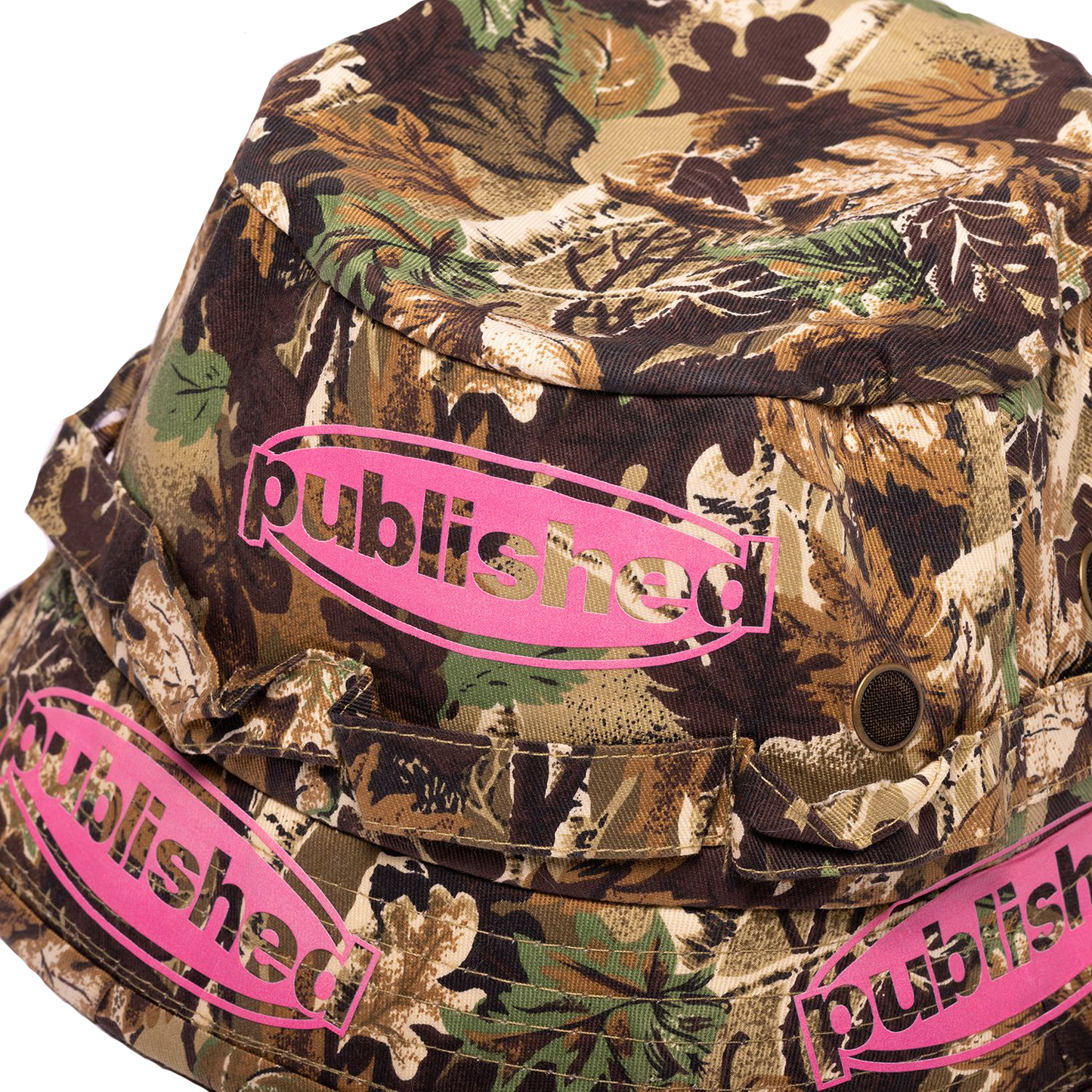 Gone Fishin' Bucket Hat (Neon Pink)